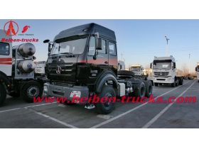 camion tracteur beiben 380hp 2638 10 roues North Benz 6x4 truck head