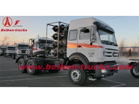 Fournisseur de camion remorque lourde BEIBEN Nord Benz V3 2538 LNG 380ch 6 x 4