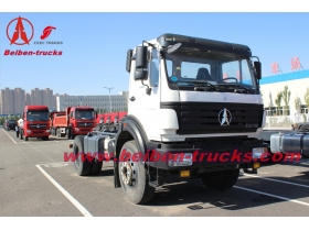 Nouveau BEIBEN Nord Benz NG80 4 x 2 290hp remorque lourde camion tracteur tête motrice camion vente chaude en prix bas d'Afrique en stock