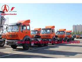 Baotou Beiben transport de marchandises par camion 380ch motrice pour l'Indonésie