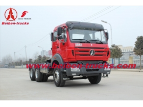 Baotou Beiben étoiles camions 6 x 4 tracteur alimentateur