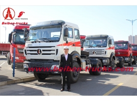 Chine main droite conduire camion-tracteur Beiben 420CV moteur benz Nord 2642S