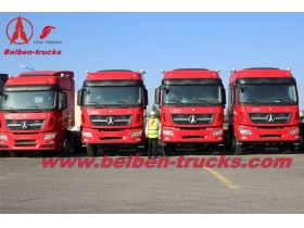 Baotou 375 Beiben V3 trailer 6 x 4 tête de camion pour vente chaude