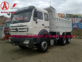 Référence du fabricant de Baotou North Benz 10 pneus camion camion benne/ingénierie