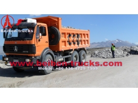 Chine baotou beiben 10 roues camion à benne basculante 340 CV