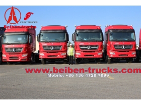 Beiben V3 6 x 4 tracteur tête Mercedes Benz camion moteur pour client congo