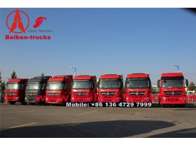 Chine 336hp de camion tracteur 6 x 4 10 camions Wheeler pour client kenya