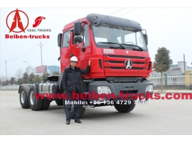 Afrique BeiBen 6 x 4 V3 375hp,380hp.420hp camion tracteur marque Chine beiben
