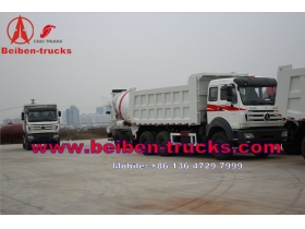 vente directe de Chine Beiben Mercedes Benz technologie 6 x 4 10 roues camion à benne basculante capacité