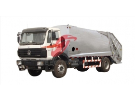 fabricant de camion garbage compactor Beiben 15 CBM en bon marché