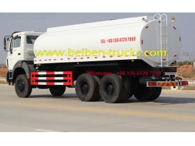 Chine bonne qualité Beiben 20m 3 camion capacité eau citerne camion citerne à vendre