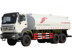 Beiben camion 6 x 4 NG80 eau vaporisateur camion camion monté sur réservoir fournisseur d'eau