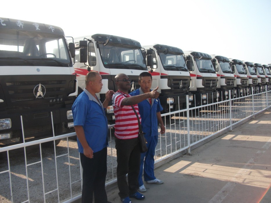 Grand congo client commande 50 unités beiben 2638 camions-tracteurs