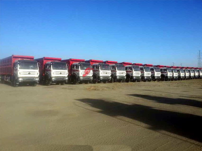 50 unités beiben dumpers exportons vers des pays de l'Éthiopie