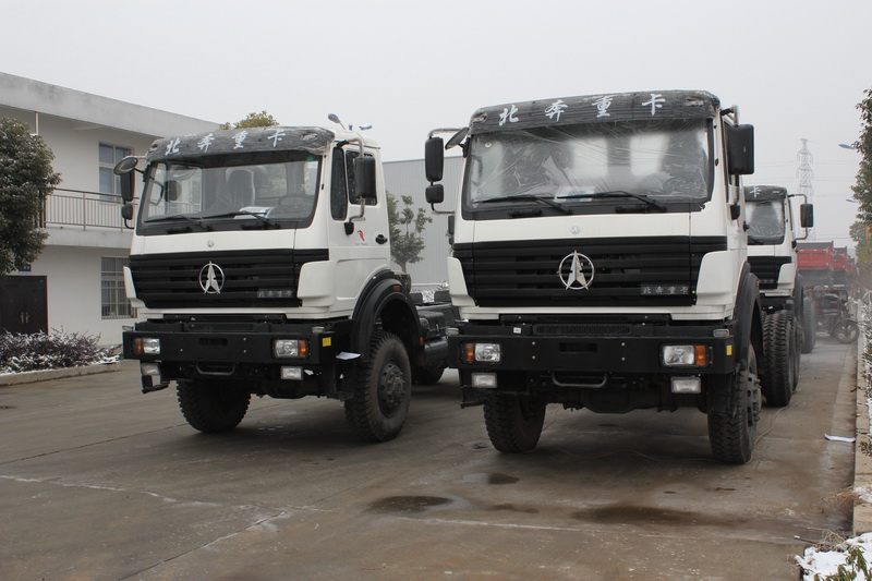 10 unités beiben 2534 châssis, 6 * 6 conduite camion exporter au CONGO, Brazavaiile 
