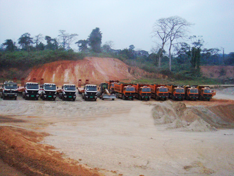 Congo, Pointe-Noire client achat 18 unités beiben camions à benne basculante