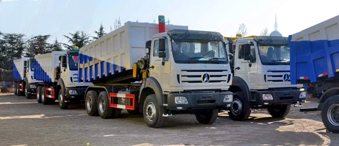 30 unités beiben 2534K camions sont exportées vers Kenya pays de PECO camions usine