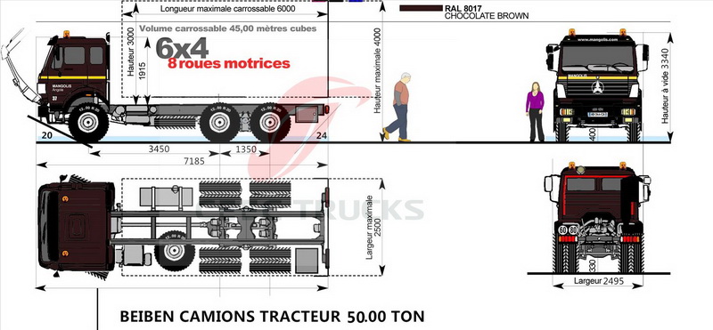 camions tracteurs beiben à vendre
