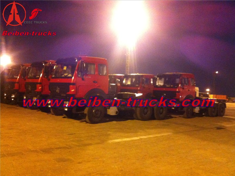 Un client du Nigéria commande 30 unités de camions tracteurs Beiben
