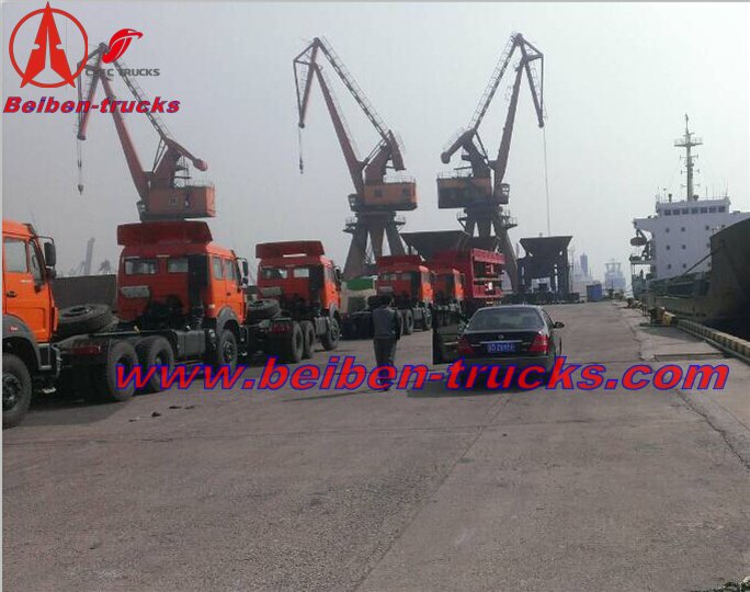 beiben 2638 right hand drive tractor trucks in tanzania country
