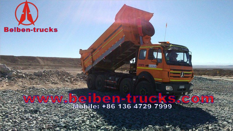 Camion benne Beiben 12 roues type 3142