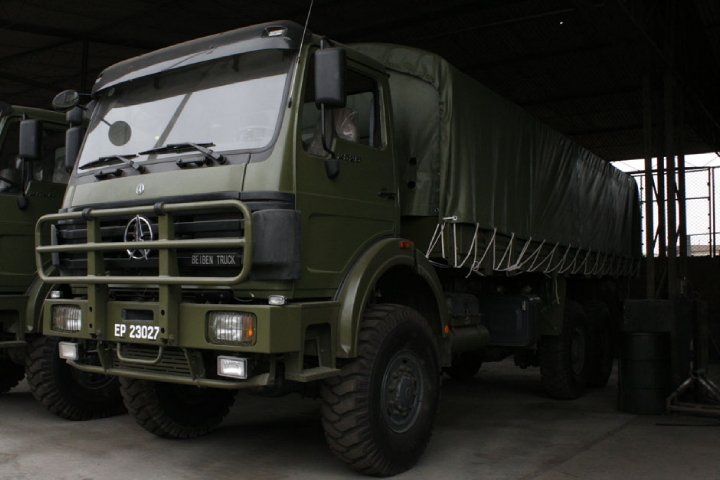 camion militaire beiben pour le Pérou