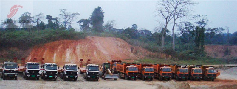 Camion benne Beiben pour l'Afrique Congo