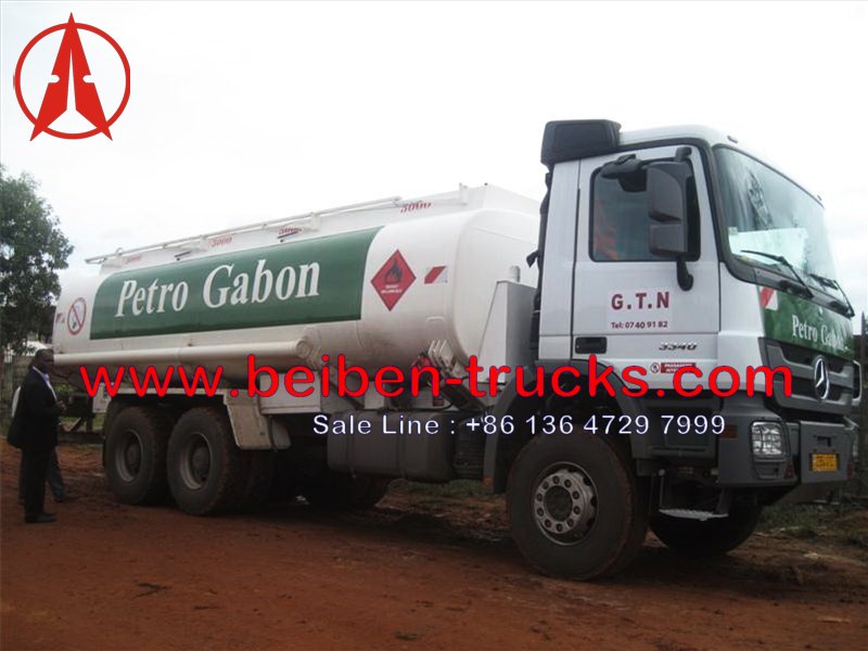 camion-citerne de carburant de Chine Beiben au Gabon