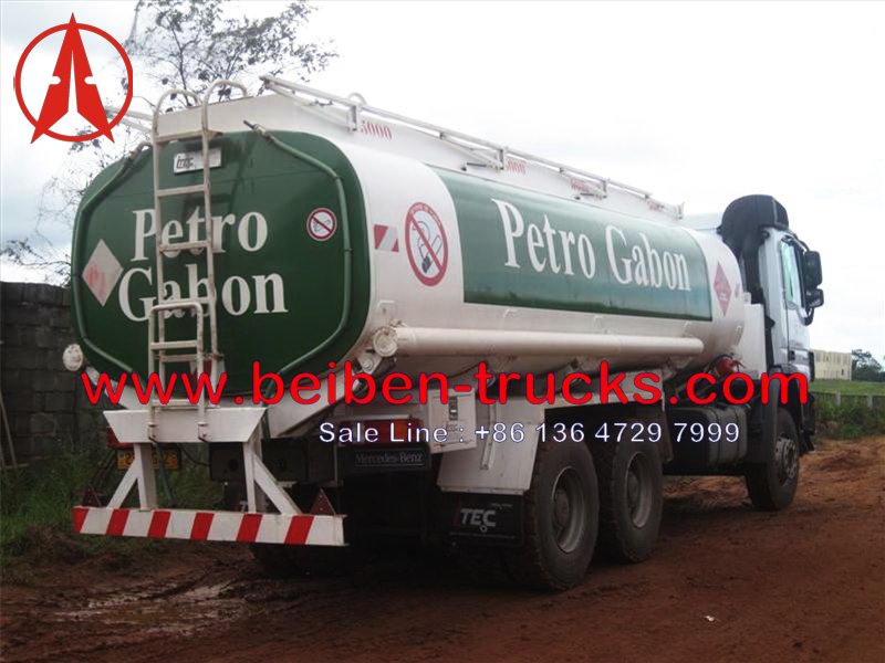 camion-citerne de carburant de Chine Beiben au Gabon