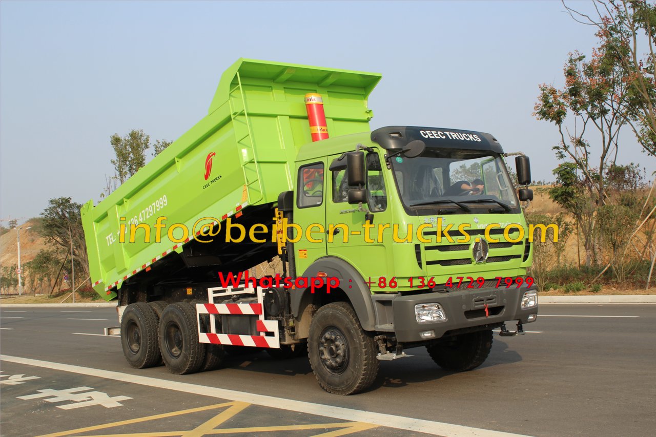 populaire en Afrique usine camion lourd camion à benne basculante 6x4