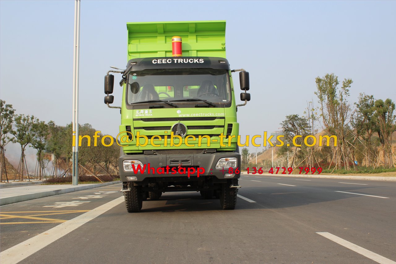 Populaire en Afrique Usine camion lourd camion à benne basculante 6x4 beiben camion à benne basculante
