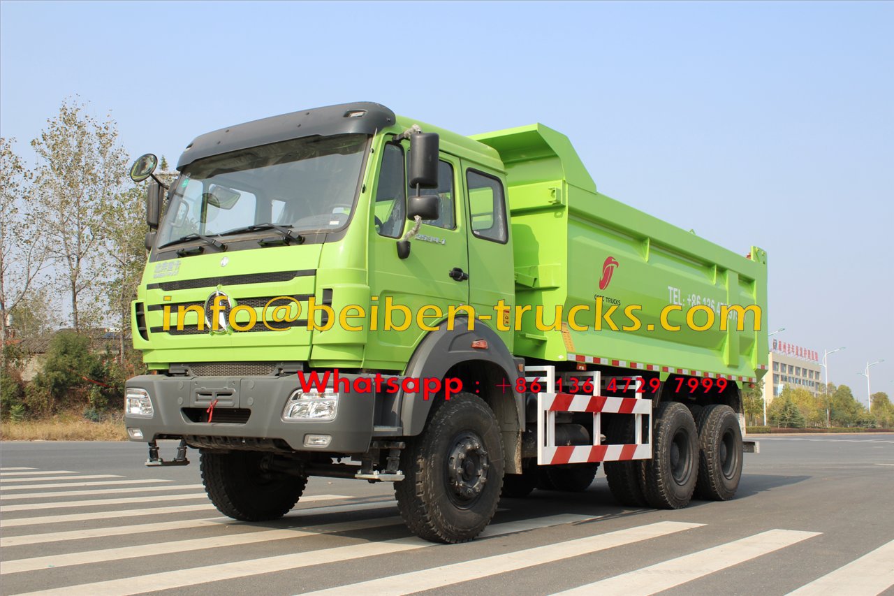 Chine fabricant 10 roues 20 tonnes camion-benne de sable camion à benne basculante Beiben