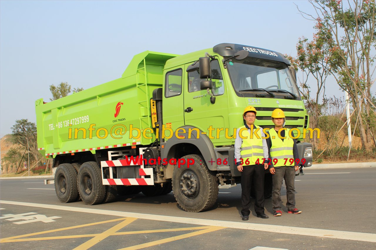 Utilisation de la technologie Mercedes-Benz Chine Vente de camions à benne basculante beiben de 30 tonnes