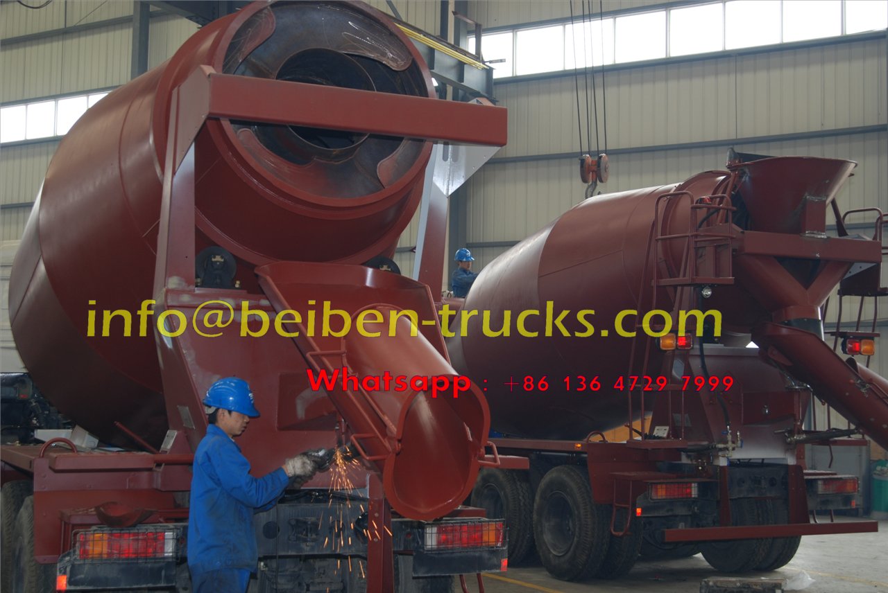 Fabricant de camions malaxeurs à béton Beiben 9 CBM