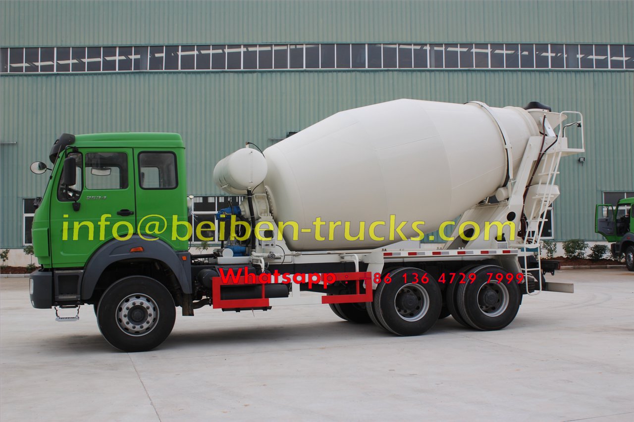 Camion de mélange de béton de capacité militaire Beiben 6x4 5m3 de vente chaude de qualité militaire