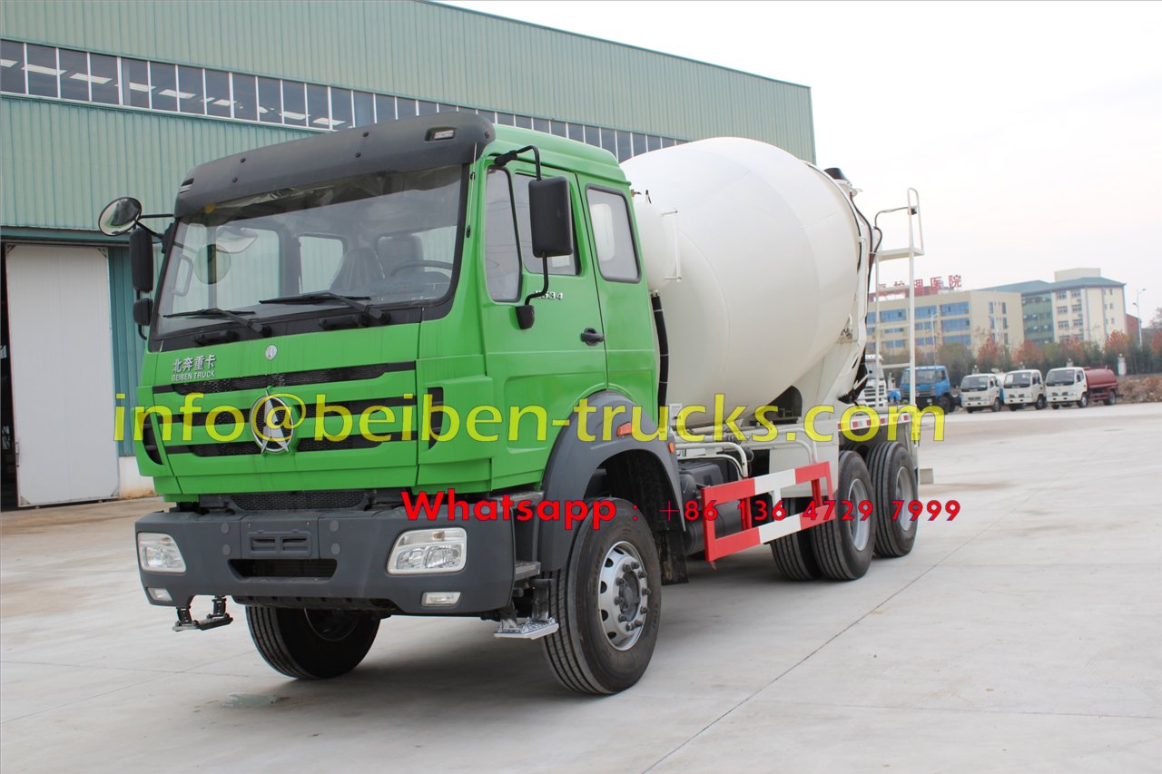 Utilisant la pompe hydraulique de camion malaxeur à béton Beiben 6x4 5m3 de la technologie Benz