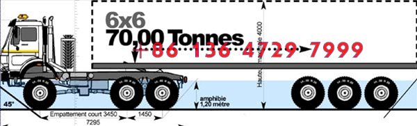 beiben 2534 camion tracteur hors route