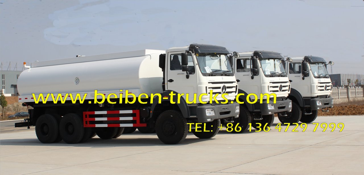 Beiben NG80B 6x4 camion-citerne d'eau de 5000 gallons
