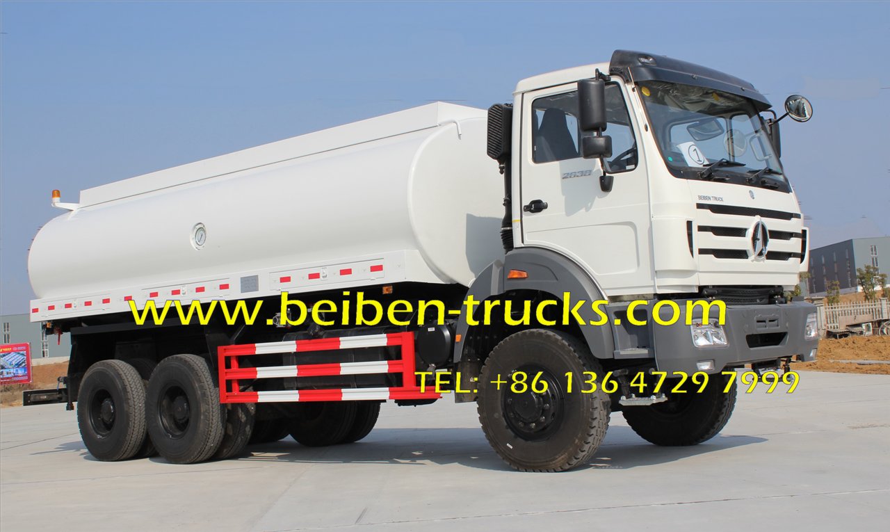 Beiben NG80B 6x4 camion-citerne d'eau de 5000 gallons