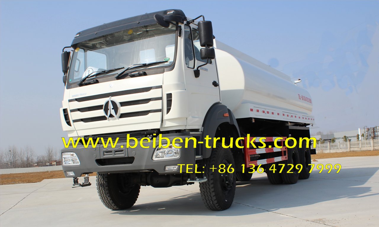 North Benz NG80 6x4 power star camion-citerne d'eau de 20 tonnes