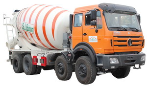 camion malaxeur à ciment beiben 3134