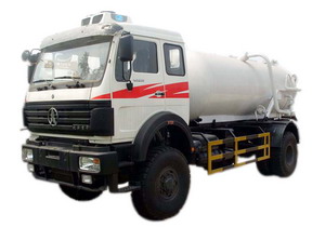 camion d'aspiration des eaux usées Beiben