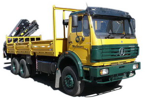 fournisseur de camion grue beiben 12 T