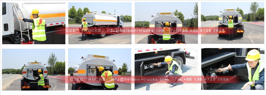beiben fuel trucks inspection 