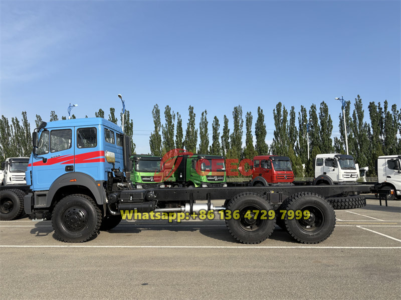 Beiben six-wheel drive chassis for sale