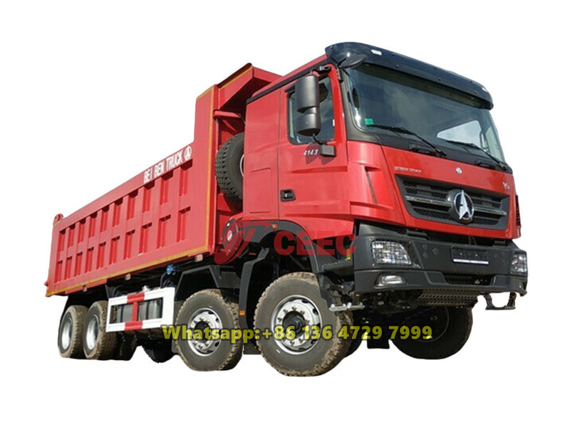 Beiben 8×4 construction dump truck