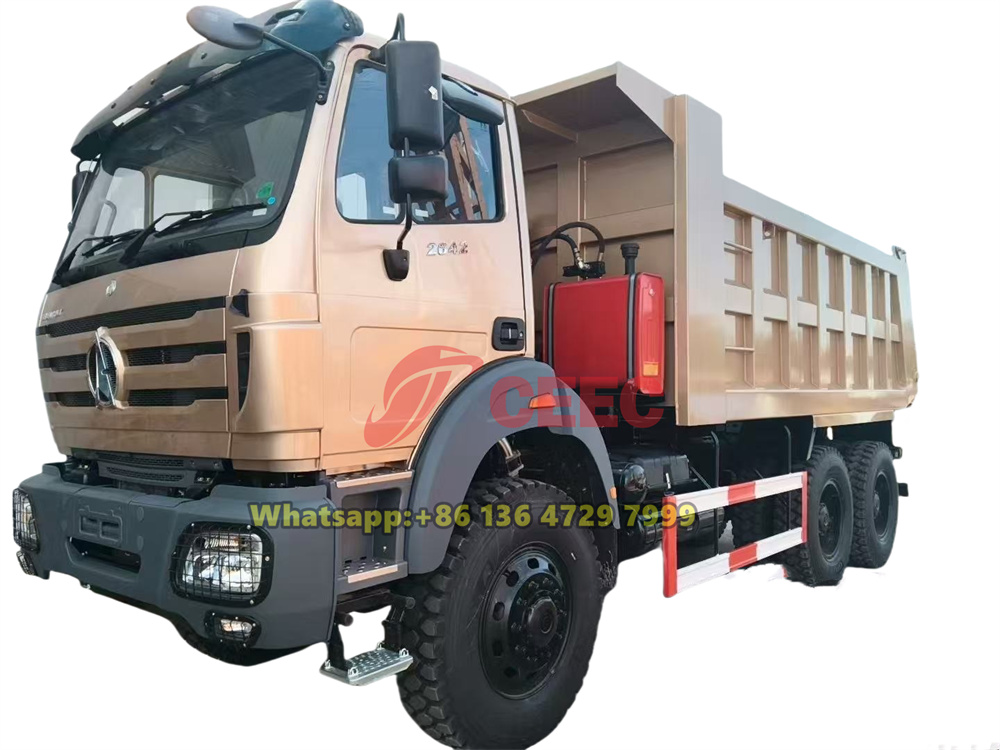 beiben 6x6 drive mining dump truck