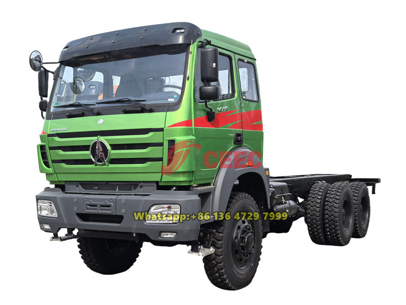 beiben 6×6 rigid AWD chassis