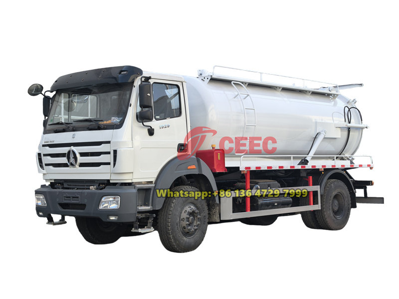 Beiben 4×2 sewage tank truck