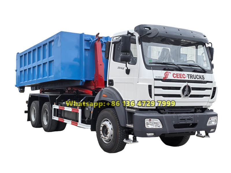 Beiben 6×4 20 ton hook loader truck